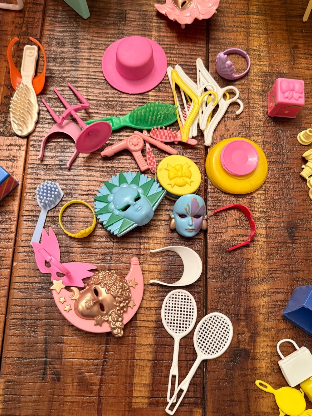 Vintage Barbie Accessories Lot Furniture Music Rockers Chairs Masks 1980s 1990s - Picture 2 of 15